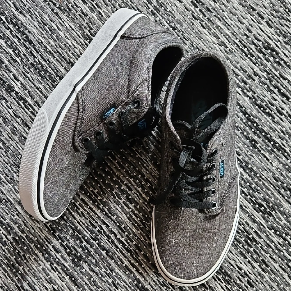 Stylish Gray VANS Sneakers (7.5)